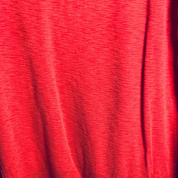 Kenar Orange V-Neck Long Sleeve Shirt XL - Picture 3 of 5